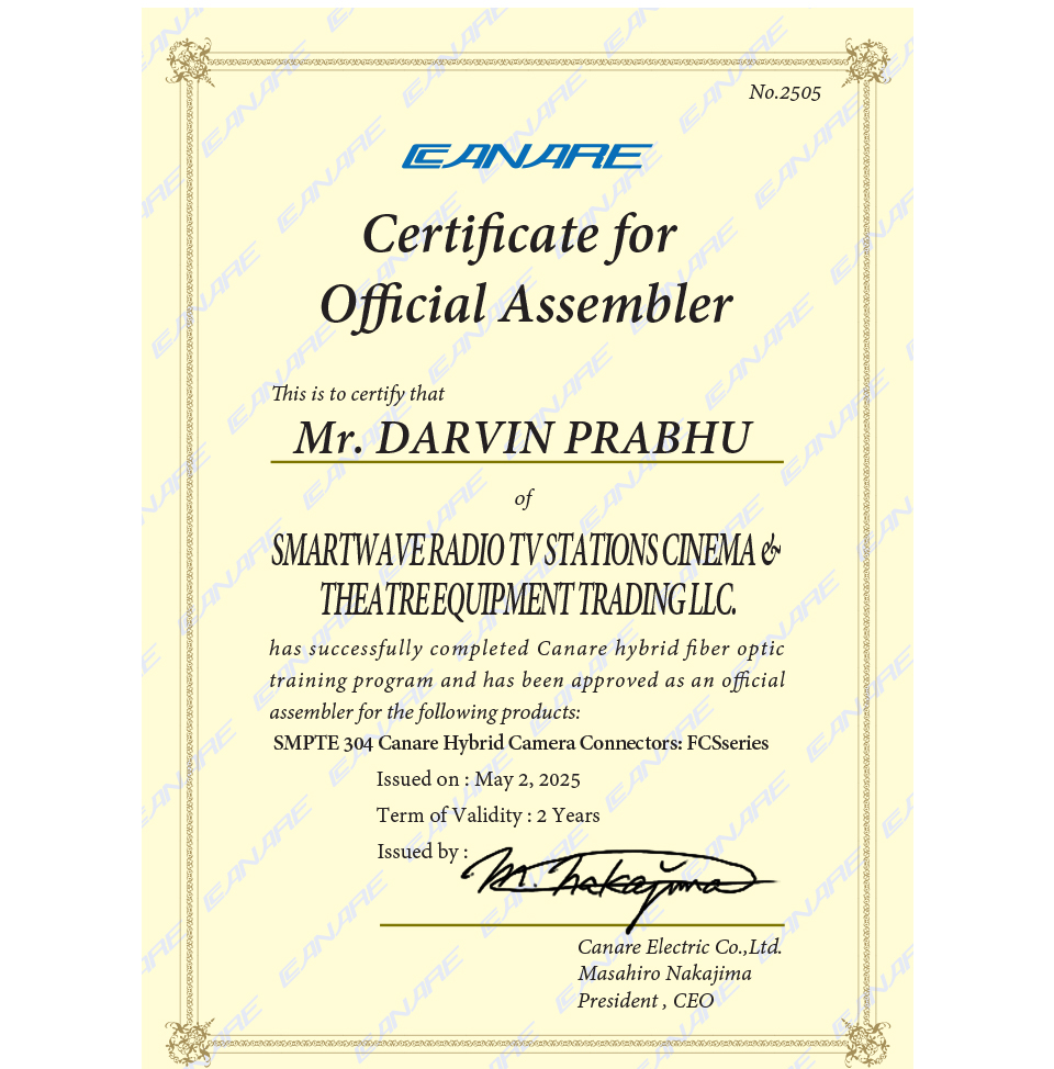certifications